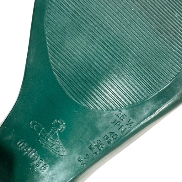 VIVIAN WESTWOOD Anglomania + Melissa Animal Paw T-strap Jelly pumps 9 US - Picture 7 of 7